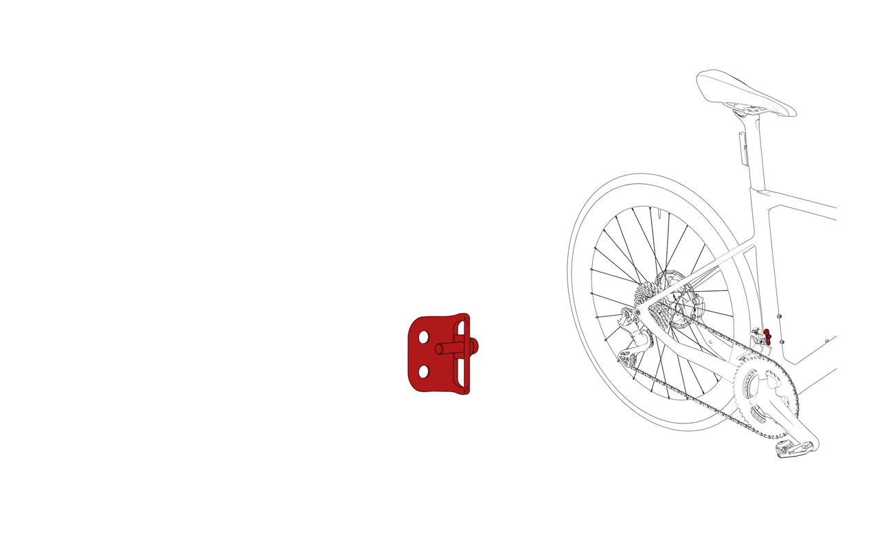 SUPPORT REAR DERAILLEUR RS1 - BH Bikes