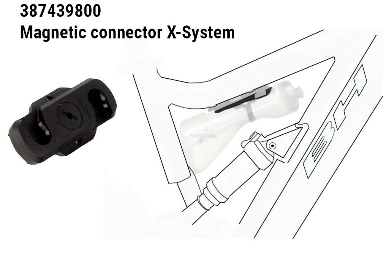 CONECTOR MAGNETICO BIDON X-SYSTEM - BH Bikes