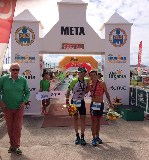 Eneko Llanos vence el Ironman 70.3 de Lanzarote