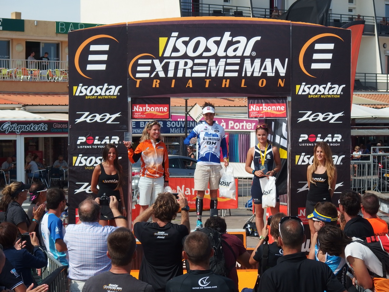 Gurutze Frades gana el Extreme Man Triathlon de Narbonne