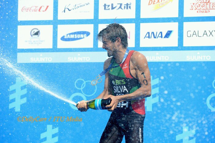 Joao Silva leads the World Triathlon Series after his third place finish in Yokohama 