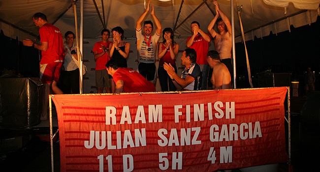 Julián Sanz finaliza décimo la Race Across America 2010