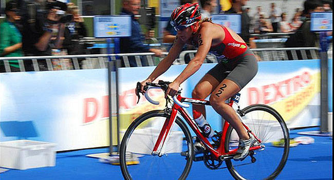 Nicola Spirig, en el Gold Group ITU 2011