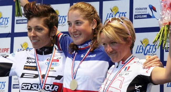 Bresset est de nouveau Championne de France de VTT