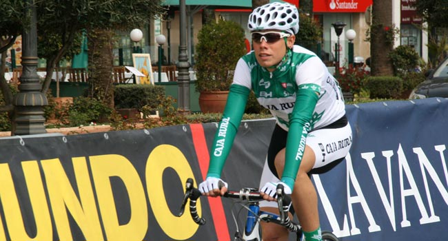 David de la Cruz, del Caja Rural, tercero en Toscana