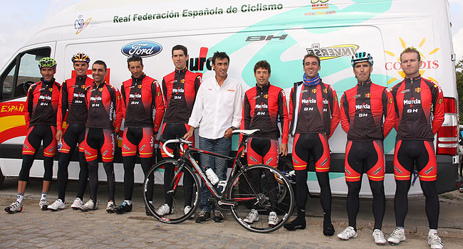 Buen papel de la Selección española de ciclismo en Copenhague